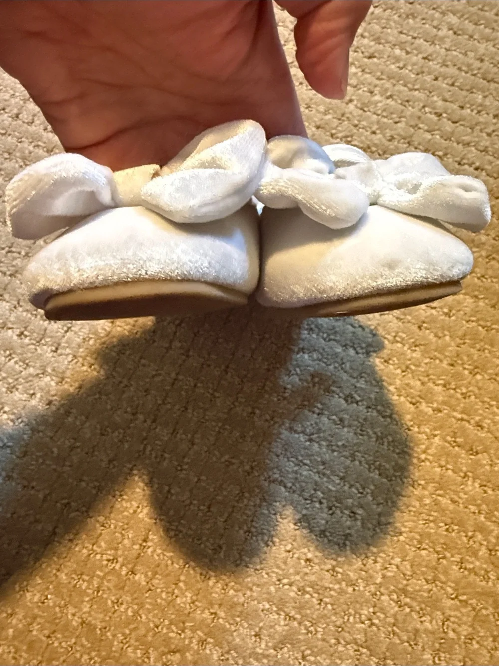 Cotton On Kids White Bow Mary Jane Flats